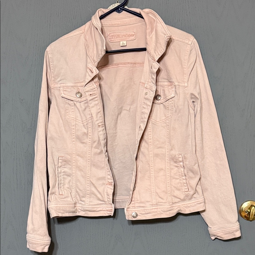 Maurices Soft Pink Jean Jacket